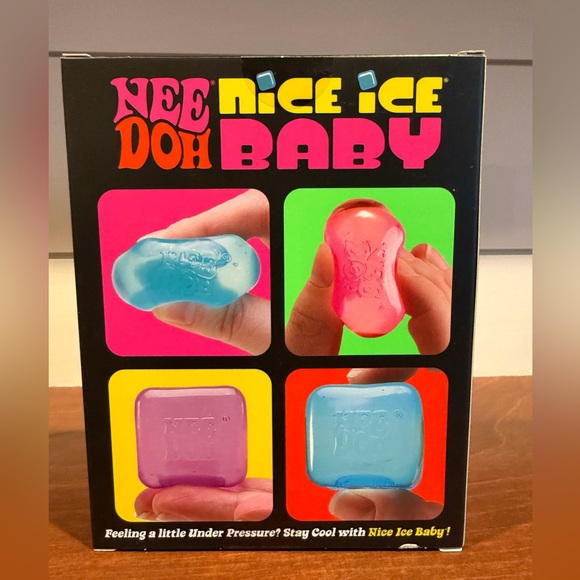 Nee Doh Nice Ice Cube Set 4 pack - Blue, Purple, Pink - Picture 2 of 2
